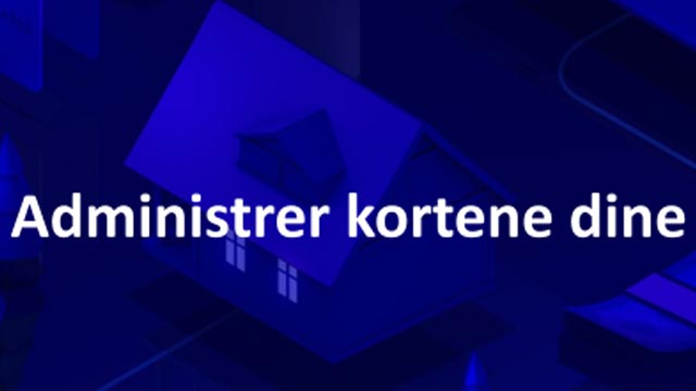 WEB - Nettbank Privat - Administrere dine kort - small